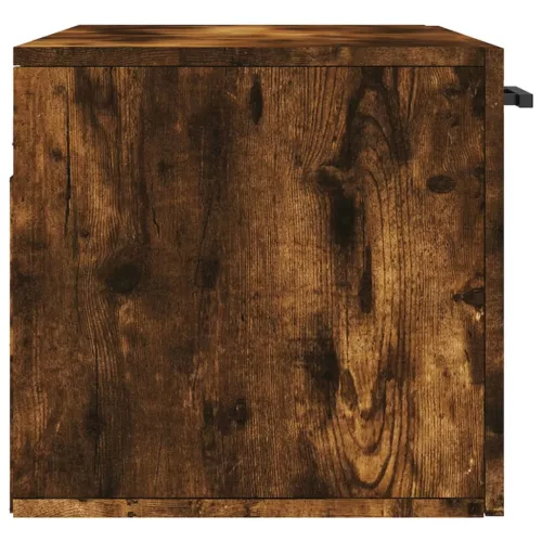 Füstös tölgy színű szerelt fa faliszekrény 80 x 36,5 x 35 cm