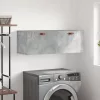 Betonszürke szerelt fa faliszekrény 100 x 36,5 x 35 cm