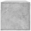 Betonszürke szerelt fa faliszekrény 100 x 36,5 x 35 cm