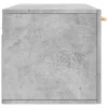 Betonszürke szerelt fa faliszekrény 100 x 36,5 x 35 cm
