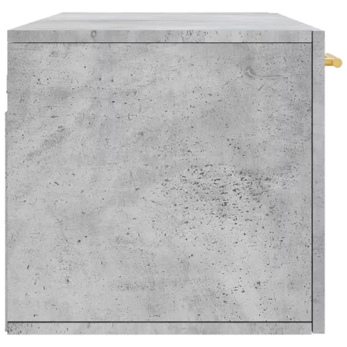 Betonszürke szerelt fa faliszekrény 100 x 36,5 x 35 cm