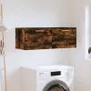 Füstös tölgy színű szerelt fa faliszekrény 100 x 36,5 x 35 cm