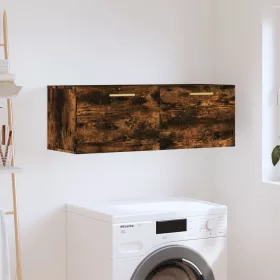   Füstös tölgy színű szerelt fa faliszekrény 100 x 36,5 x 35 cm