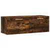 Füstös tölgy színű szerelt fa faliszekrény 100 x 36,5 x 35 cm