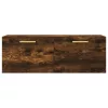 Füstös tölgy színű szerelt fa faliszekrény 100 x 36,5 x 35 cm