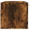 Füstös tölgy színű szerelt fa faliszekrény 100 x 36,5 x 35 cm