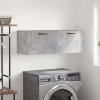 Betonszürke szerelt fa faliszekrény 100 x 36,5 x 35 cm