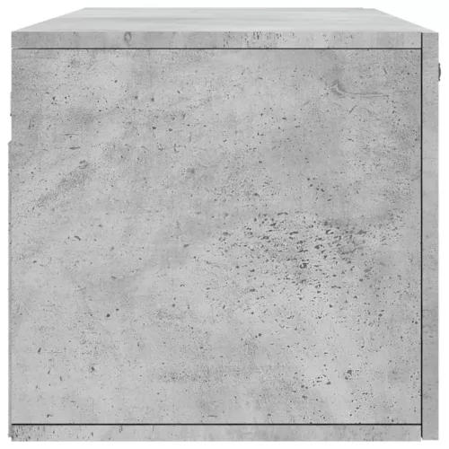 Betonszürke szerelt fa faliszekrény 100 x 36,5 x 35 cm