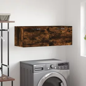   Füstös tölgy színű szerelt fa faliszekrény 100 x 36,5 x 35 cm