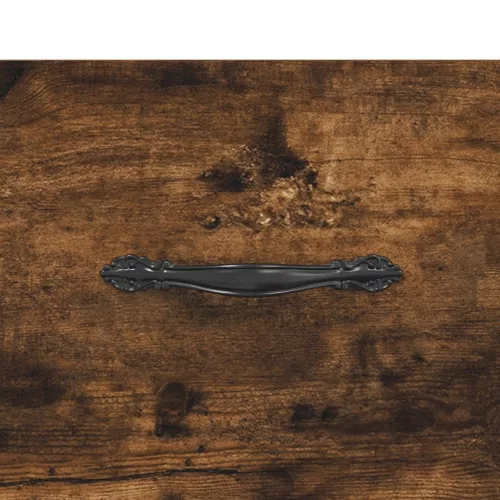 Füstös tölgy színű szerelt fa faliszekrény 100 x 36,5 x 35 cm