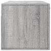 Szürke sonoma színű szerelt fa faliszekrény 100 x 36,5 x 35 cm
