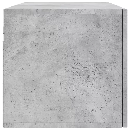 Betonszürke szerelt fa faliszekrény 100 x 36,5 x 35 cm