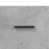 Betonszürke szerelt fa faliszekrény 100 x 36,5 x 35 cm