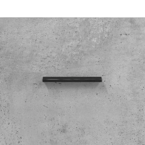 Betonszürke szerelt fa faliszekrény 100 x 36,5 x 35 cm