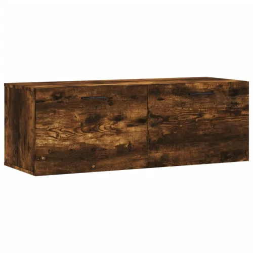 Füstös tölgy színű szerelt fa faliszekrény 100 x 36,5 x 35 cm