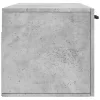 Betonszürke szerelt fa faliszekrény 100 x 36,5 x 35 cm
