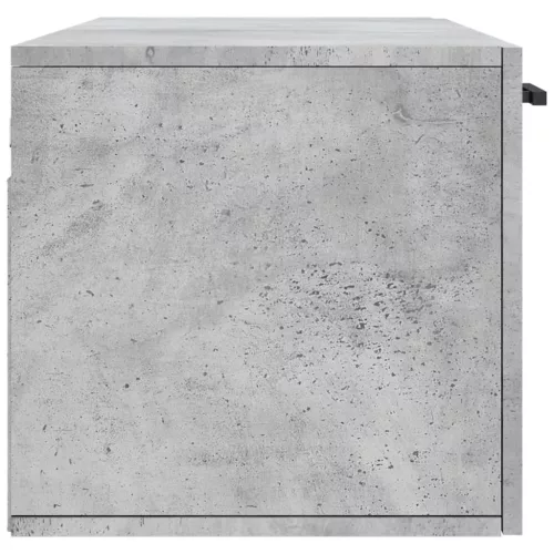 Betonszürke szerelt fa faliszekrény 100 x 36,5 x 35 cm