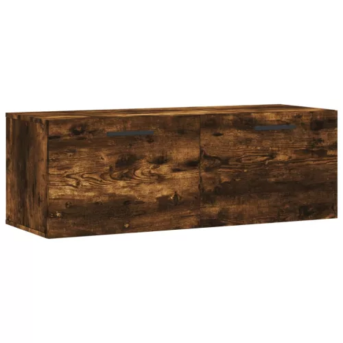 Füstös tölgy színű szerelt fa faliszekrény 100 x 36,5 x 35 cm