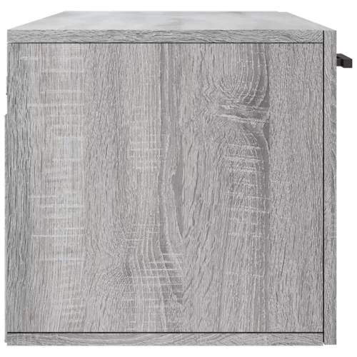 Szürke sonoma színű szerelt fa faliszekrény 100 x 36,5 x 35 cm