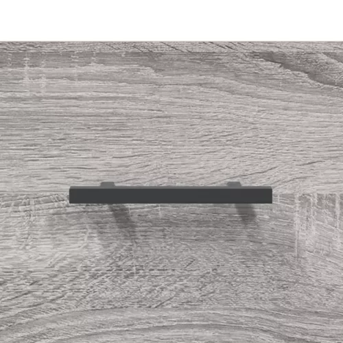 Szürke sonoma színű szerelt fa faliszekrény 100 x 36,5 x 35 cm