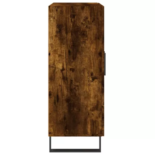 Füstös tölgy színű szerelt fa tálalószekrény 69,5 x 34 x 90 cm