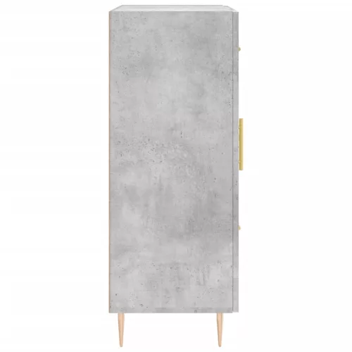 Betonszürke szerelt fa tálalószekrény 69,5 x 34 x 90 cm