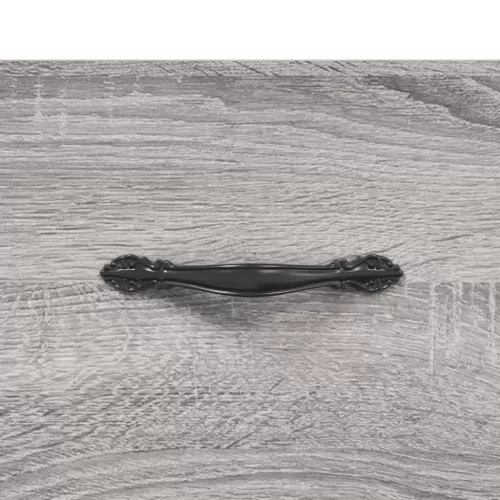 Szürke sonoma színű szerelt fa tálalószekrény 69,5 x 34 x 90 cm