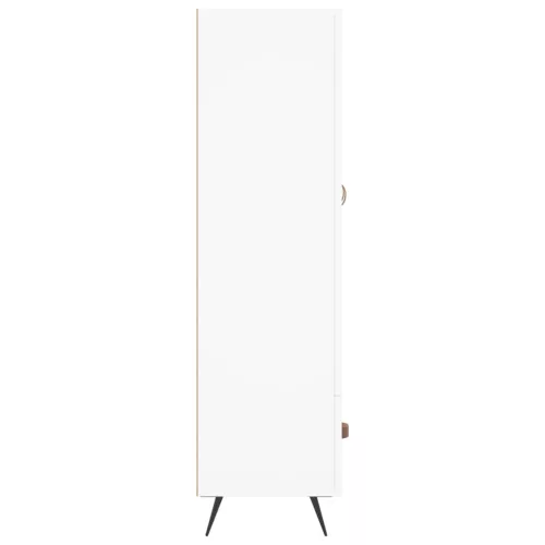 Fehér szerelt fa magasszekrény 69,5 x 31 x 115 cm