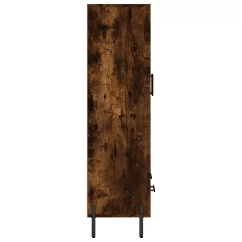 Füstös tölgy színű szerelt fa magasszekrény 69,5 x 31 x 115 cm
