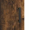 Füstös tölgy színű szerelt fa magasszekrény 69,5 x 31 x 115 cm