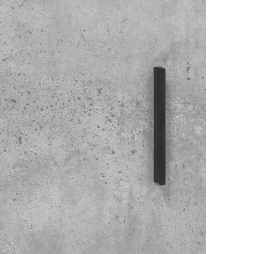 Betonszürke szerelt fa magasszekrény 69,5 x 31 x 115 cm