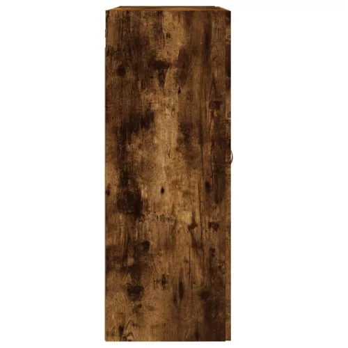 Füstös tölgy szerelt fa fali szekrény 69,5 x 34 x 90 cm
