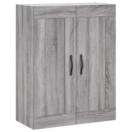 Szürke sonoma szerelt fa fali szekrény 69,5 x 34 x 90 cm