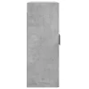 Betonszürke szerelt fa fali szekrény 69,5 x 34 x 90 cm