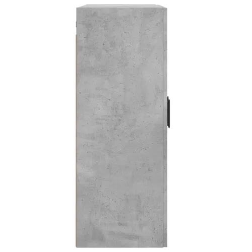 Betonszürke szerelt fa fali szekrény 69,5 x 34 x 90 cm
