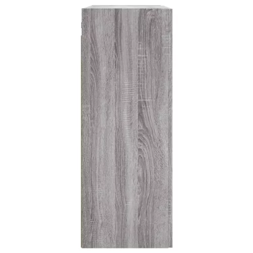 Szürke sonoma szerelt fa fali szekrény 69,5 x 34 x 90 cm