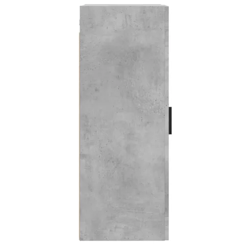 Betonszürke szerelt fa fali szekrény 34,5x34x90 cm