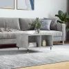 Betonszürke szerelt fa dohányzóasztal 60 x 50 x 36,5 cm