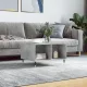 Betonszürke szerelt fa dohányzóasztal 60 x 50 x 36,5 cm