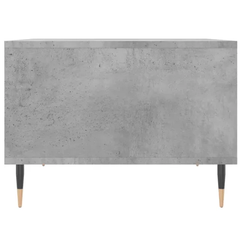 Betonszürke szerelt fa dohányzóasztal 60 x 50 x 36,5 cm
