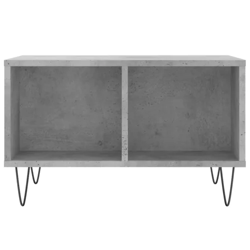 Betonszürke szerelt fa dohányzóasztal 60 x 50 x 36,5 cm