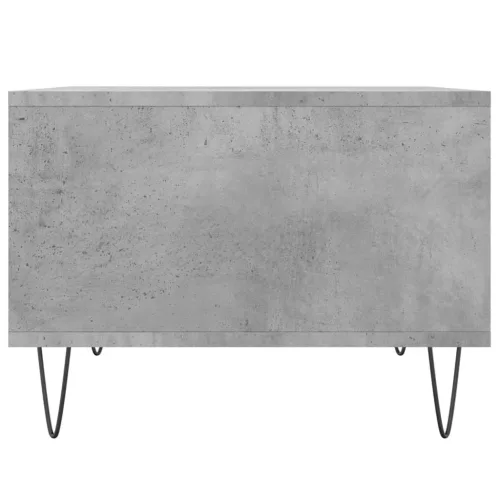 Betonszürke szerelt fa dohányzóasztal 60 x 50 x 36,5 cm