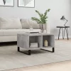 Betonszürke szerelt fa dohányzóasztal 60 x 50 x 36,5 cm