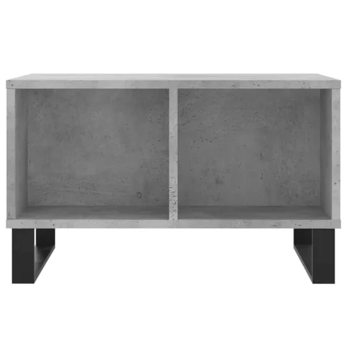 Betonszürke szerelt fa dohányzóasztal 60 x 50 x 36,5 cm