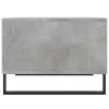 Betonszürke szerelt fa dohányzóasztal 60 x 50 x 36,5 cm