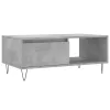 Betonszürke szerelt fa dohányzóasztal 90x50x36,5 cm
