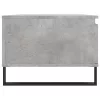Betonszürke szerelt fa dohányzóasztal 90x50x36,5 cm