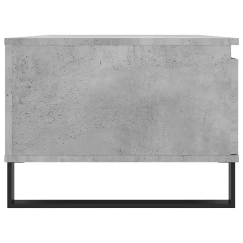 Betonszürke szerelt fa dohányzóasztal 90x50x36,5 cm