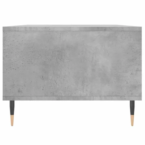 Betonszürke szerelt fa dohányzóasztal 90x50x36,5 cm