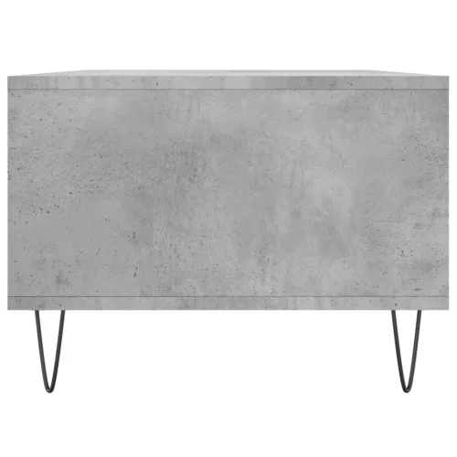 Betonszürke szerelt fa dohányzóasztal 90x50x36,5 cm